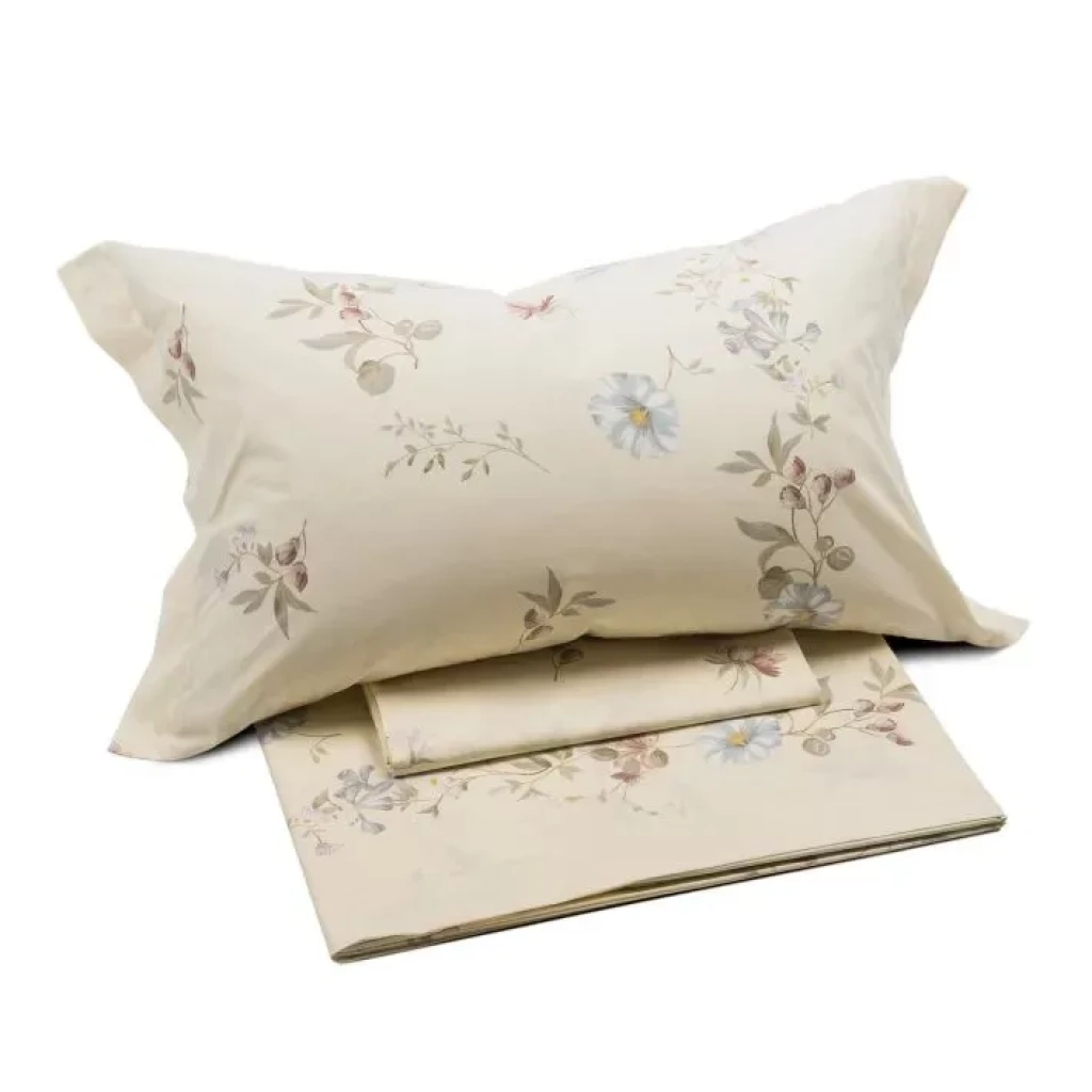 COMPLETO LENZUOLA COTONE FLORAL - CALEFFI