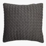 FODERA CUSCINO ARREDO INTRECCIO VELLUTO TRAPUNTATO 50X50 LINEA ORO - immagine 4