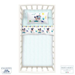 Completo Lenzuola Singolo Baby Mickey Mouse