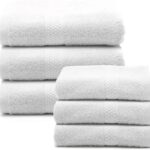 Set Asciugamani 3+3 in Spugna Arcobaleno- Caleffi - immagine 2