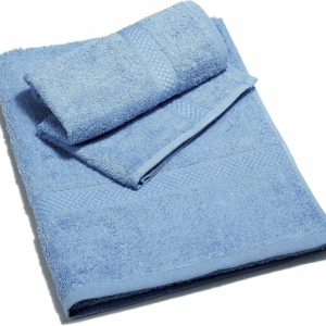 ASCIUGAMANO CON OSPITE SPUGNA 1+1 TINTA UNITA ZAIRA 500GR GANDEBIA